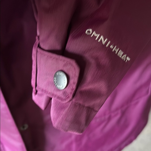 NWT Columbia Purple Parka with Faux Fur Trim and Fleece Lined Hood - Picture 7 of 9